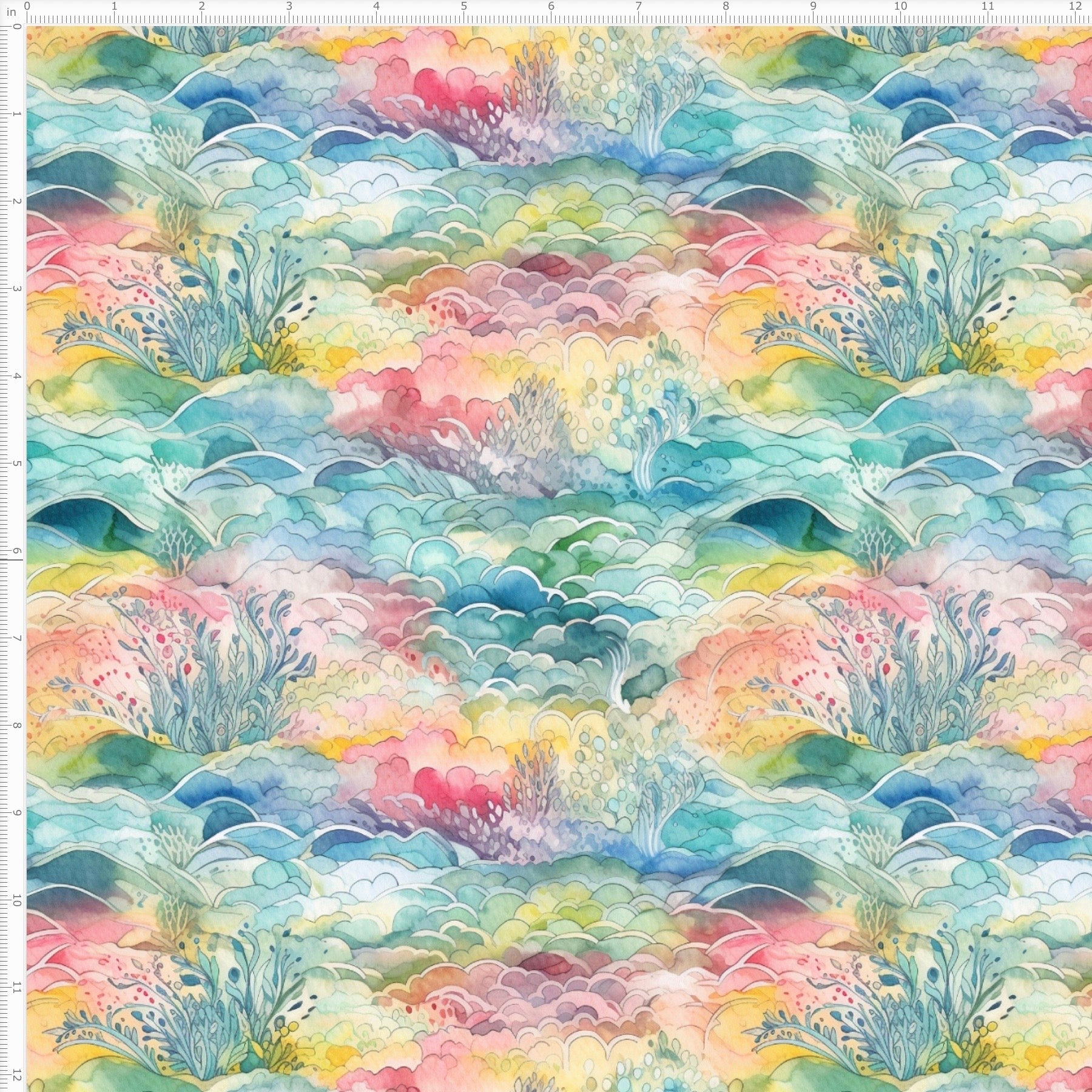 Undersea Fantasy Watercolor WPC