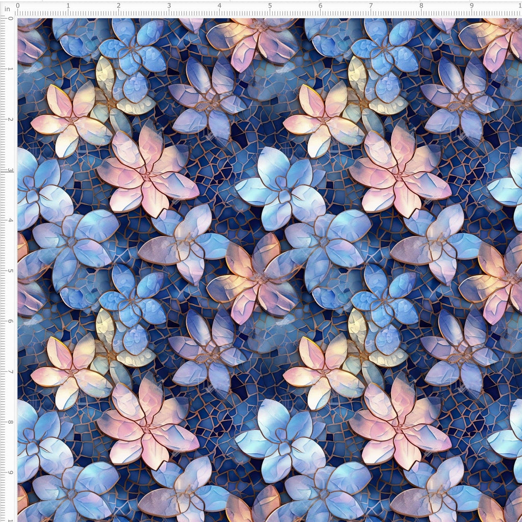 Mosaic in Blue and Pink WPC