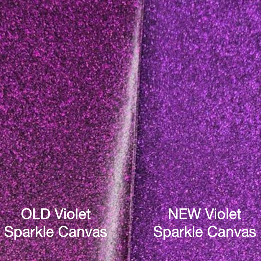 Violet Sparkle Canvas