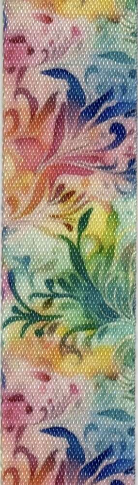 Flora in Watercolors 1.5" Webbing