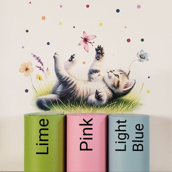 Curious Spring Kittens Vinyl Panel