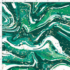 Marble in Emerald with Gold Glitter WPC