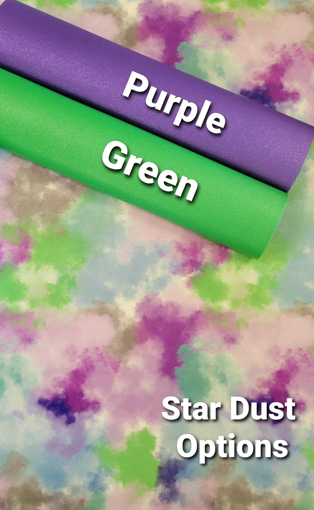Matte Cloudy Dayz Purple Vinyl Roll