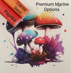 Neon Magic Mushroom #2 Vinyl Panel