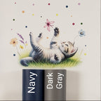 Curious Spring Kittens Vinyl Panel