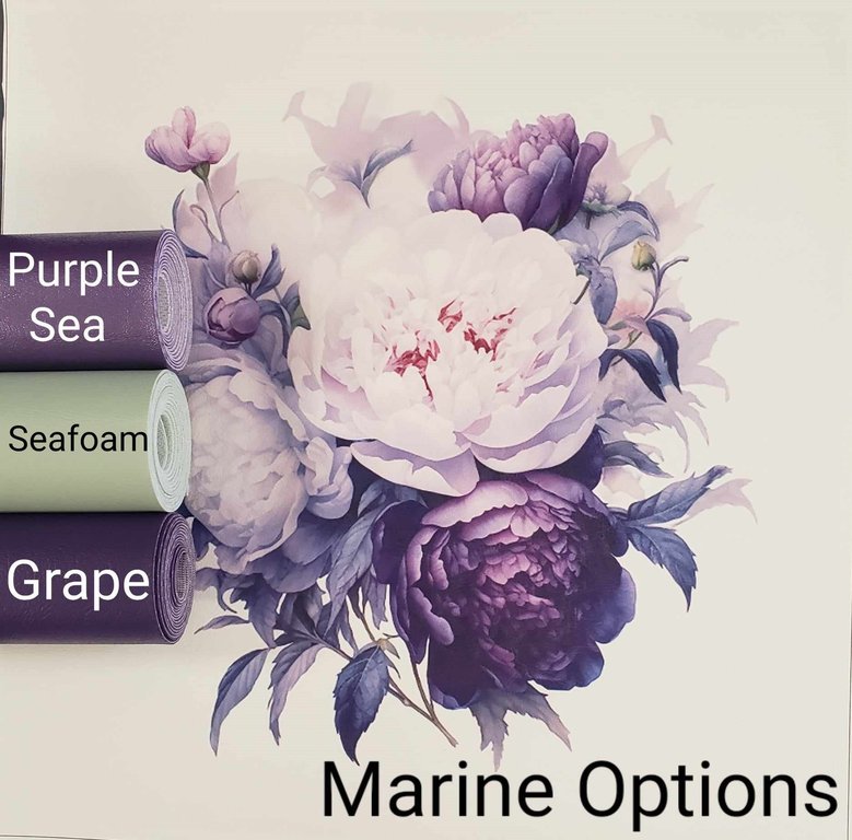 Purple Peonies  Panel