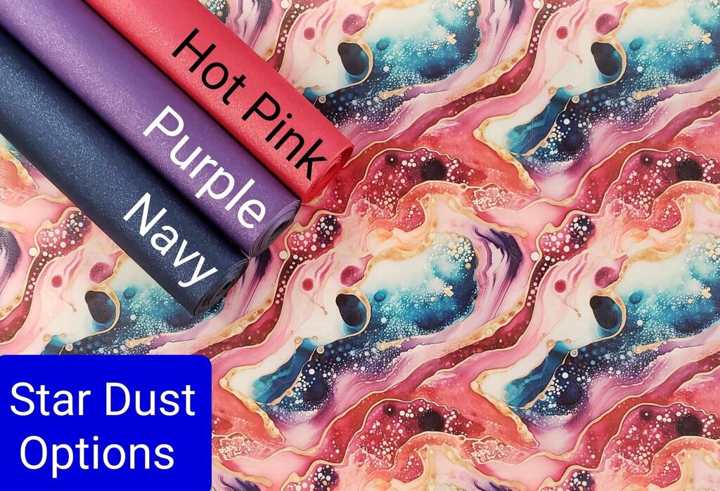 Pour Paint Pink and Blue Vinyl