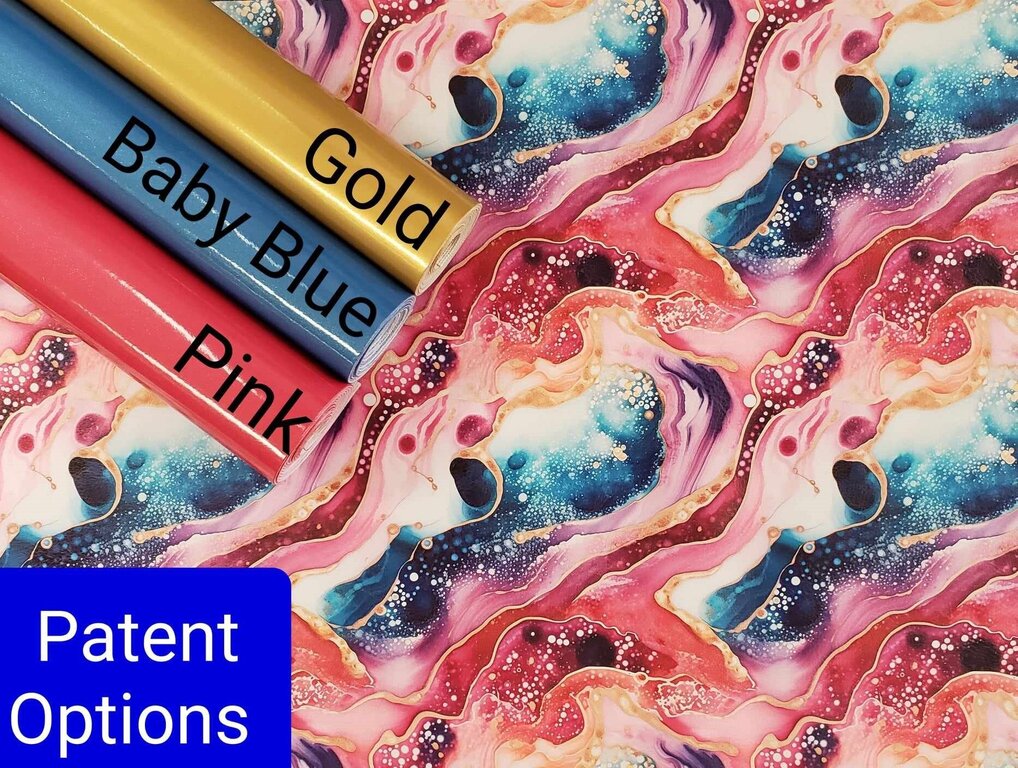 Pour Paint Pink and Blue Vinyl