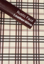 Plaid Beige Vinyl