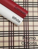 Plaid Beige Vinyl