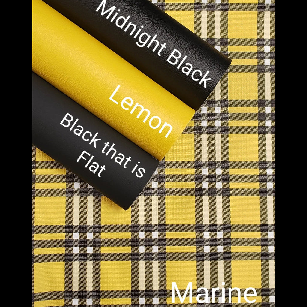 Plaid Yellow Vinyl