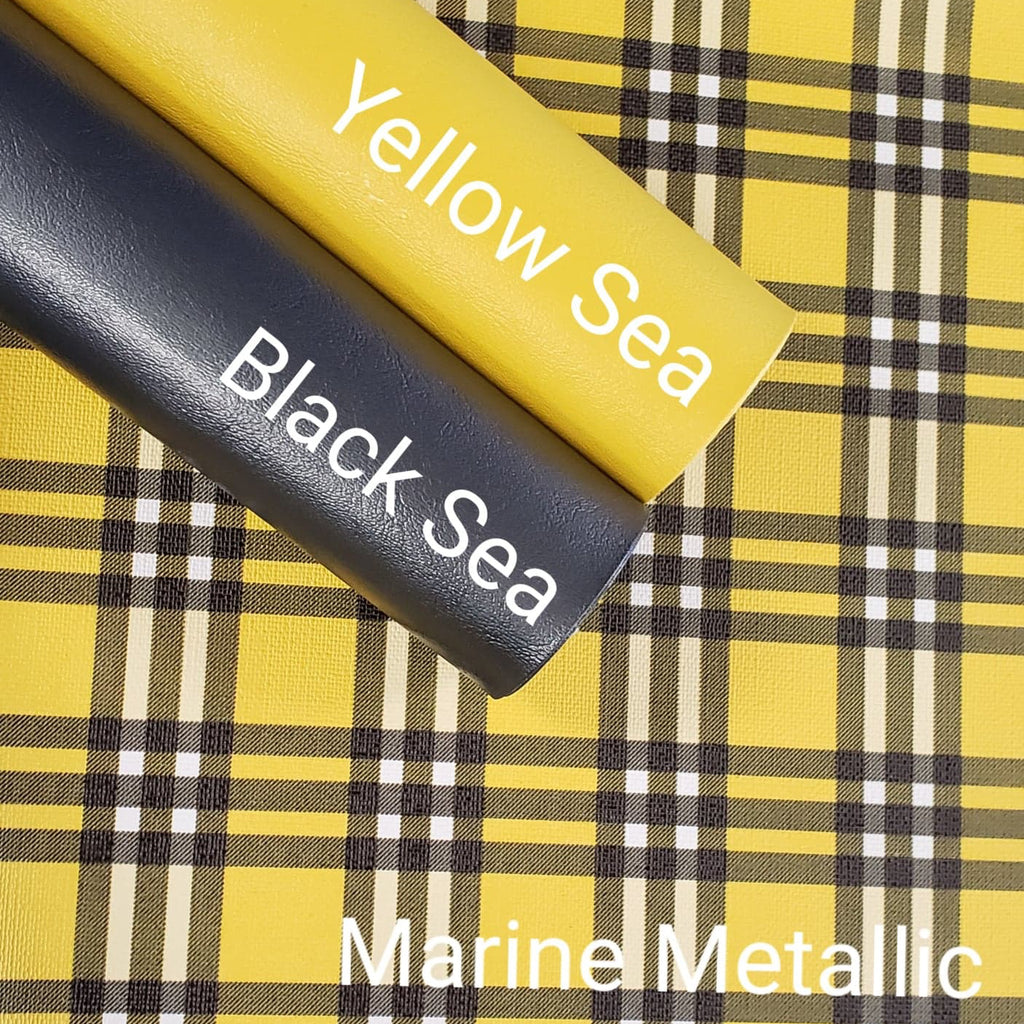 Plaid Yellow Vinyl