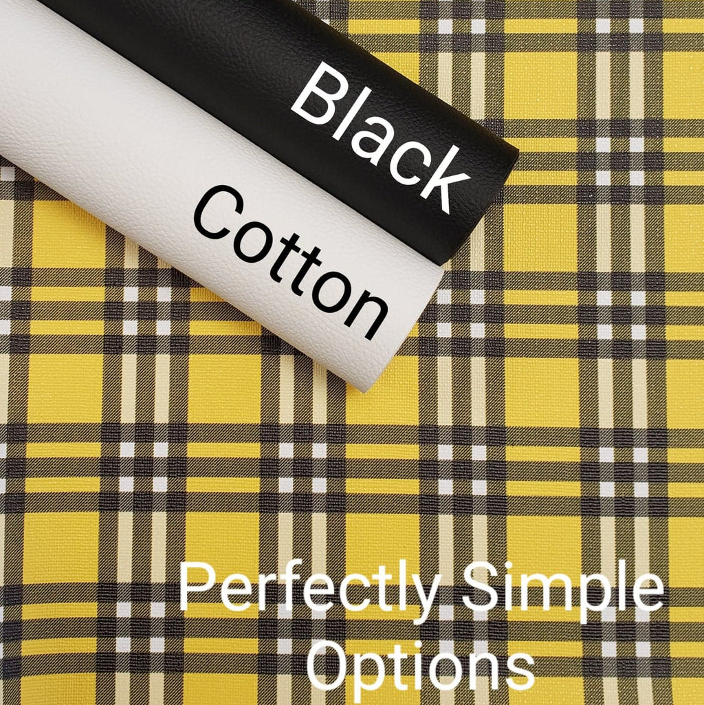 Plaid Yellow Vinyl
