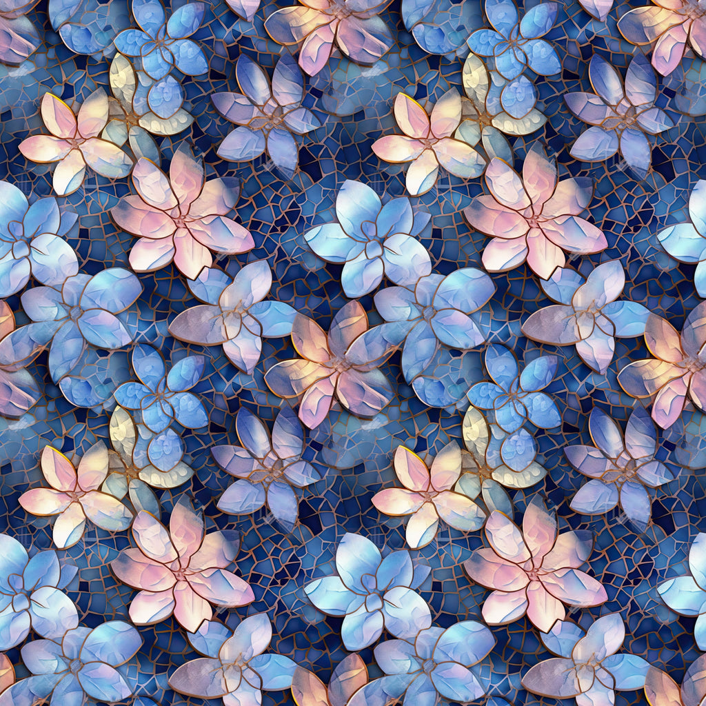 Mosaic in Blue and Pink WPC