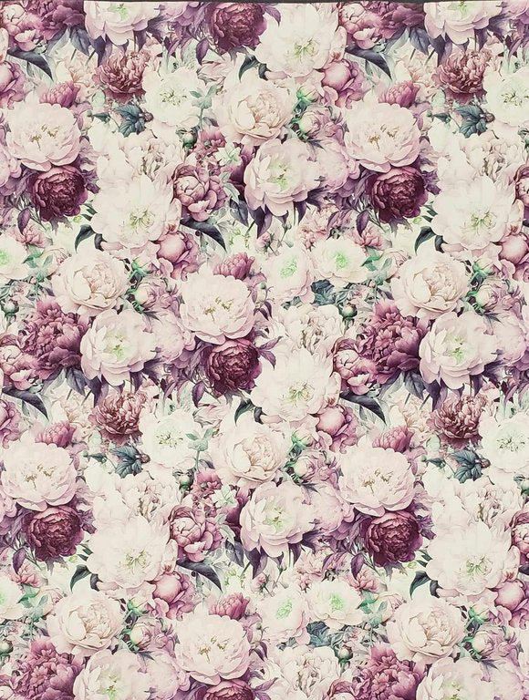 Shades of Pink Peonies Vinyl