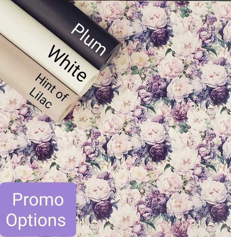 Shades of Purple Peonies Vinyl