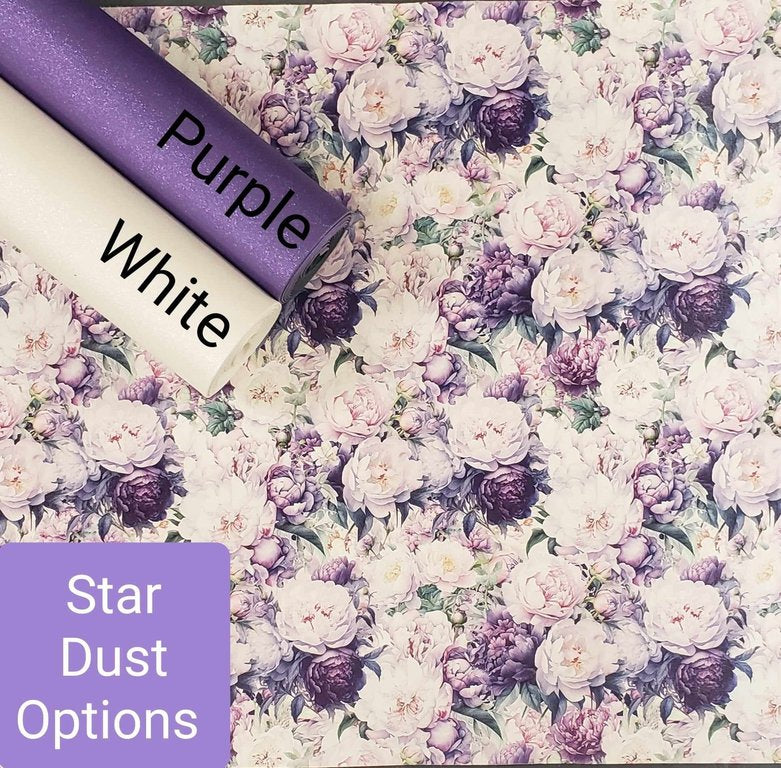Shades of Purple Peonies Vinyl