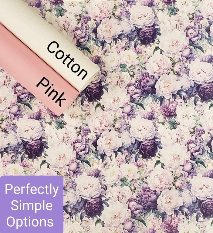 Shades of Purple Peonies Vinyl