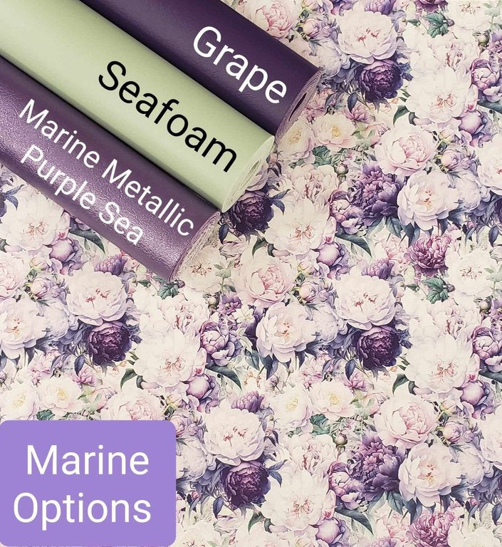 Shades of Purple Peonies Vinyl
