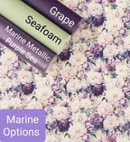 Shades of Purple Peonies Vinyl