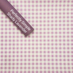 Small Plaid Purple and White Roll