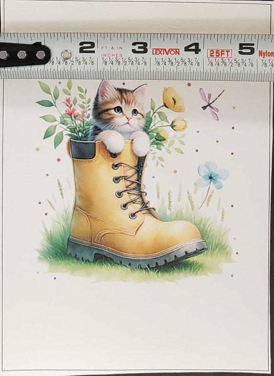 Spring Kittens Vinyl Panel