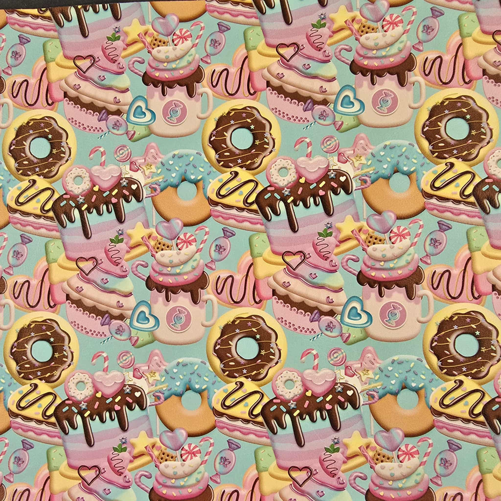 Sweet Shop Sugar Rush (Aqua) By Honey Bear Studio Vinyl Roll