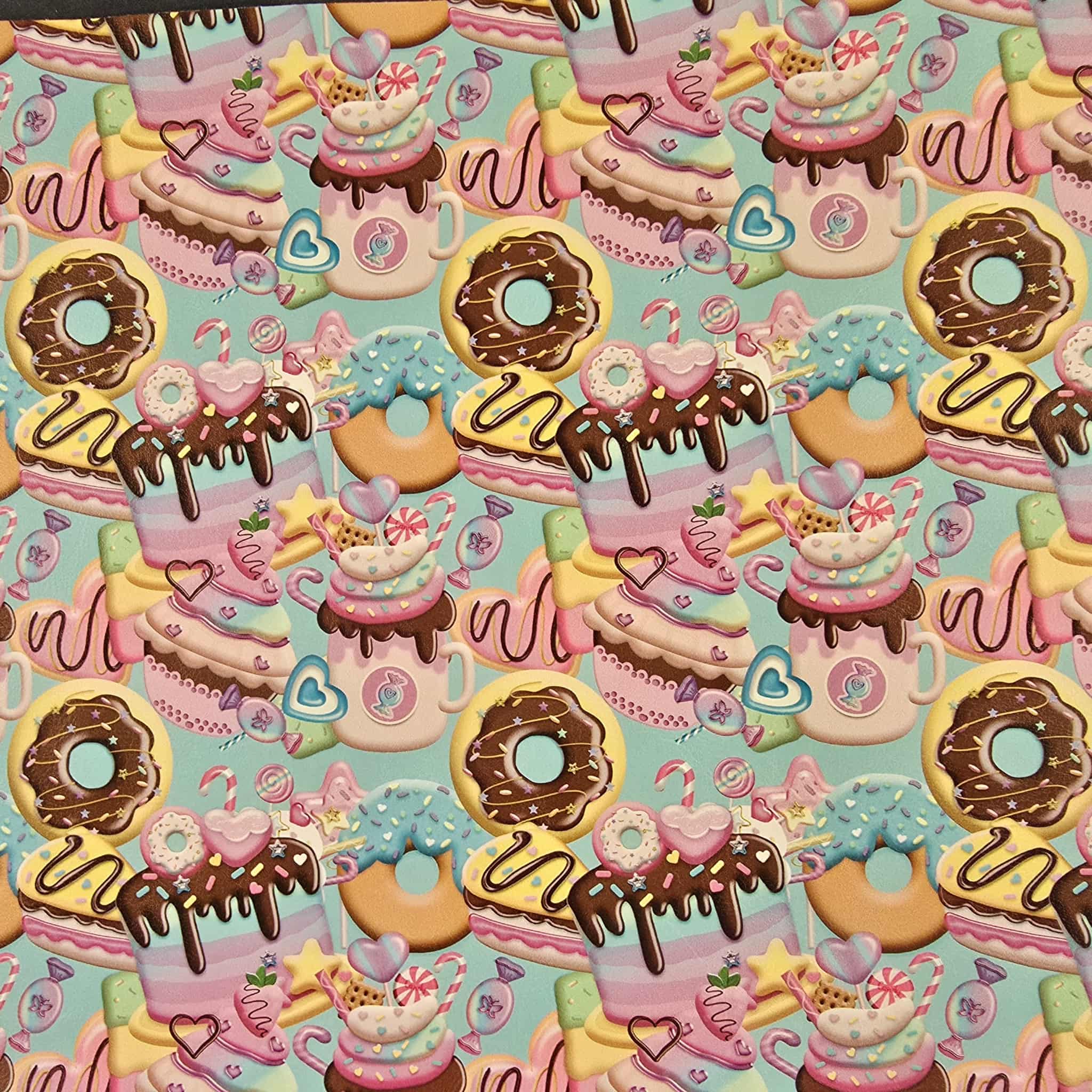 Sweet Shop Sugar Rush (Aqua) By Honey Bear Studio Vinyl Roll
