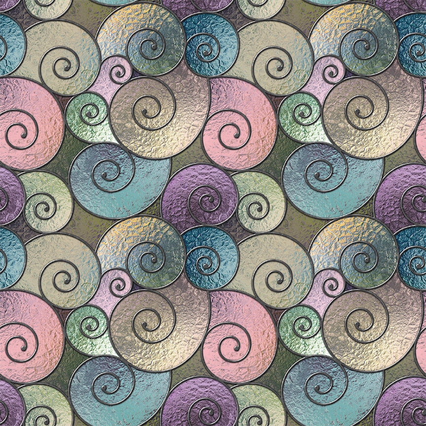 Stained Glass Swirls WPC