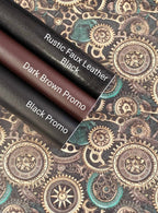 Teal Steampunk Gears Vinyl