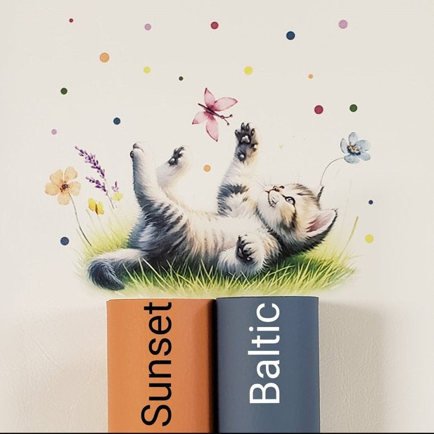 Curious Spring Kittens Vinyl Panel