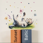 Curious Spring Kittens Vinyl Panel