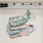 Vintage Book Study Vinyl Panel