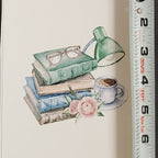 Vintage Book Study Vinyl Panel
