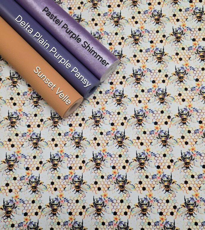 Bumblebees on White WPC