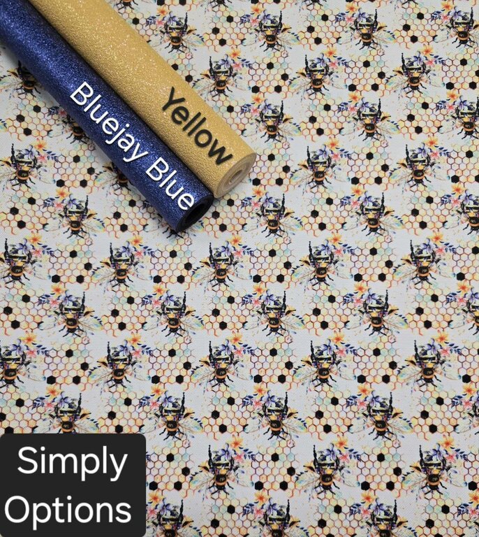 Bumblebees on White WPC