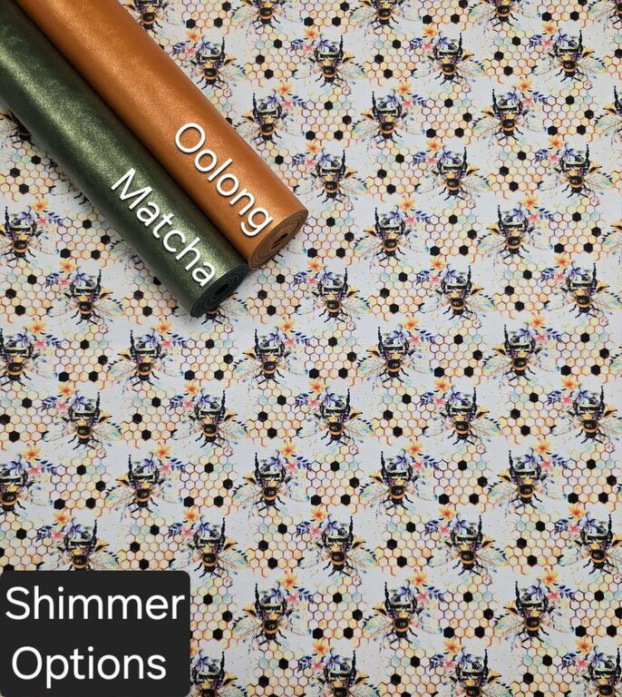 Bumblebees on White WPC