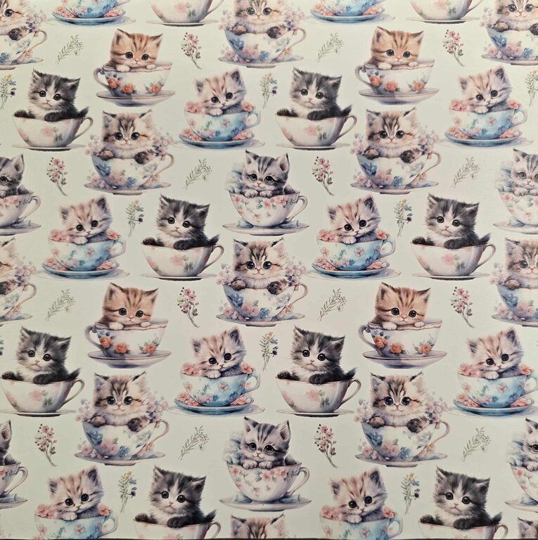 Tea Time with Kitties Vinyl