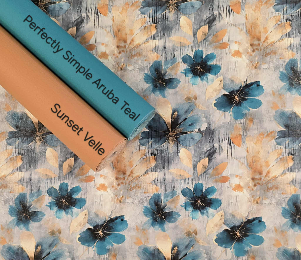 Blue Verdure Petals Vinyl