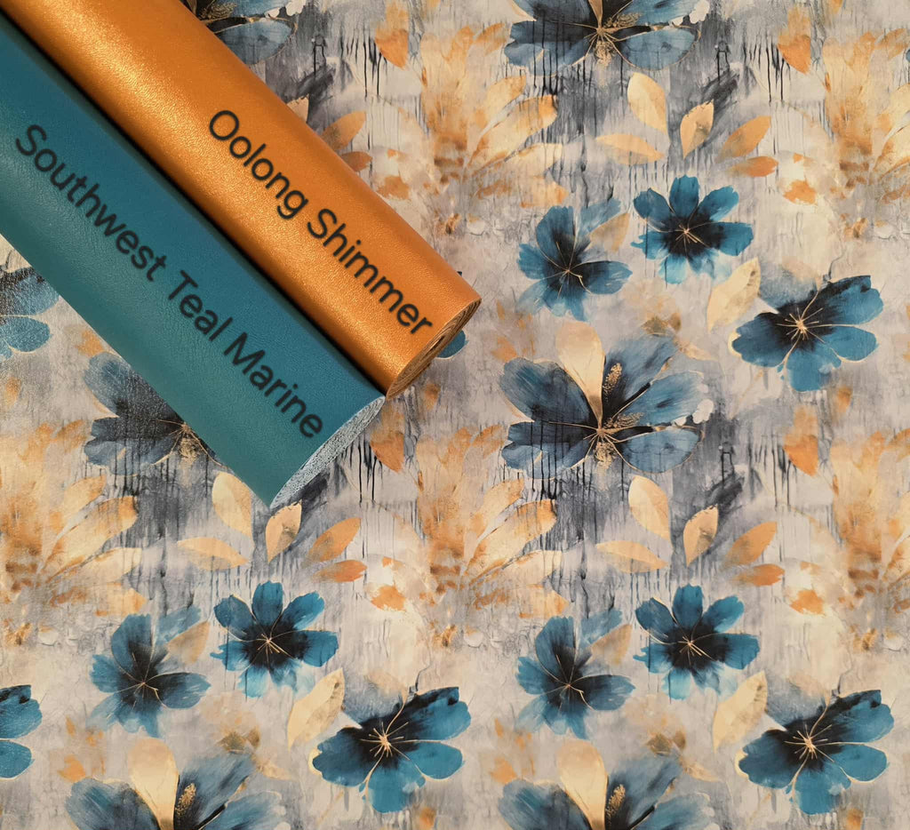 Blue Verdure Petals Vinyl