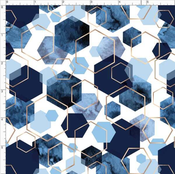 Modern Blue Hex WPC