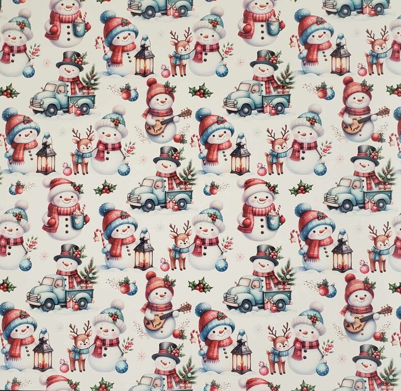 Christmas Snowmen Vinyl