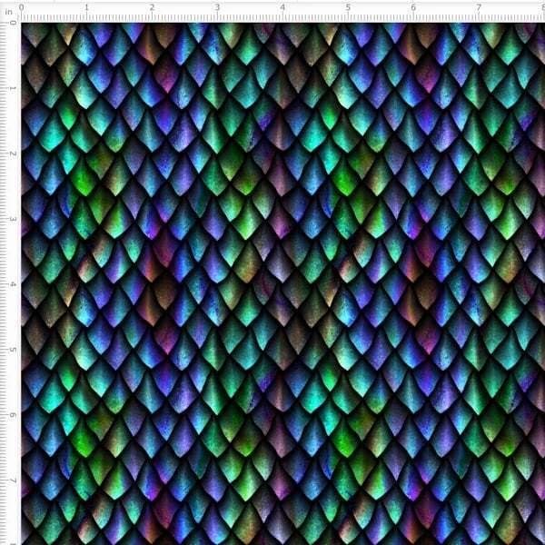Dragon Scales TPU/Clear Vinyl