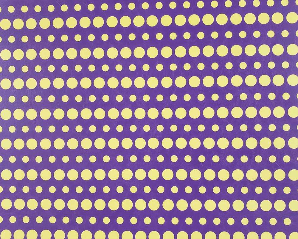 Dots Purple and Yellow Vinyl