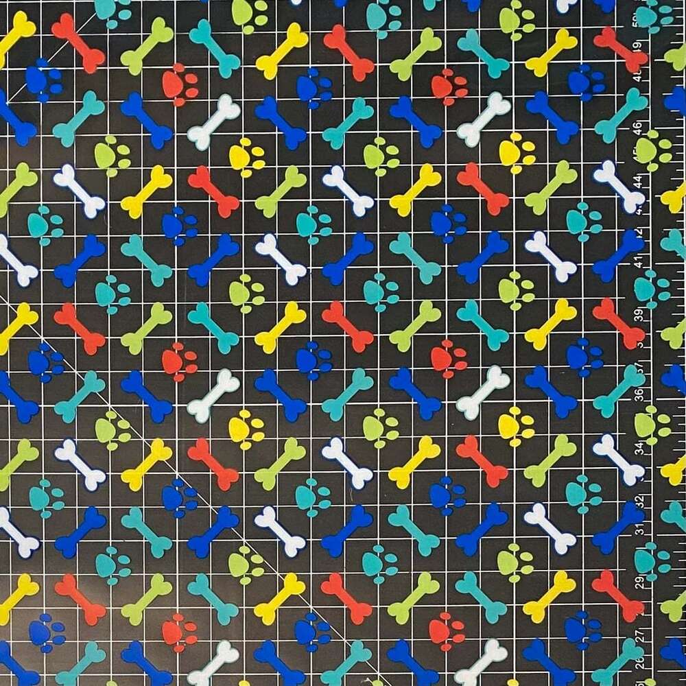 Paws and Bones TPU/Clear Vinyl