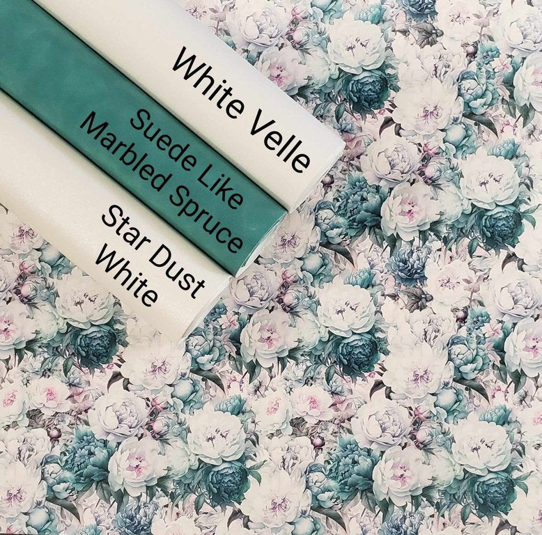 Shades of Green Peonies Vinyl