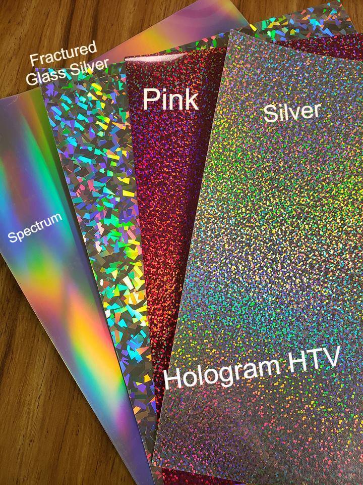 HTV Hologram Pink 10" x 12" Sheet