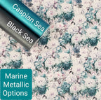 Shades of Green Peonies Vinyl