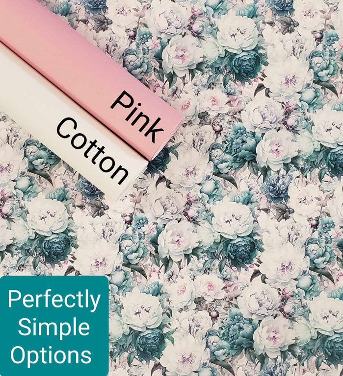 Shades of Green Peonies Vinyl