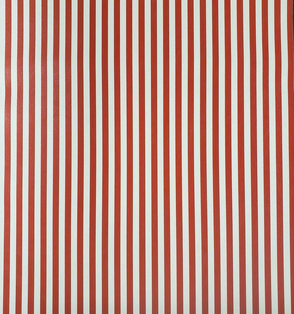 1/4 Inch Red and White Stripe Vinyl *Limited Availability*
